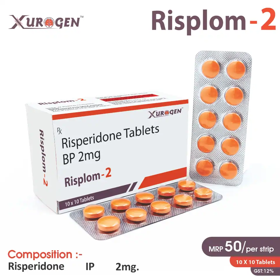 Risperidone IP 2mg Tablet in PCD Pharma Franchise at Best Price